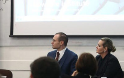 Valeska Teixeira Zanin Martins, Cristiano Zanin Martins and Rafael Valim launched the initiative at the University of London (SOAS).