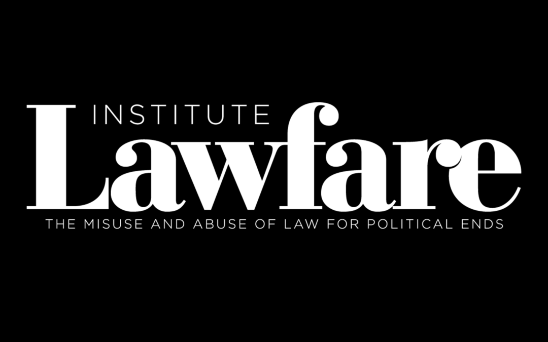 Vídeo de apresentação do Lawfare Institute (english version).